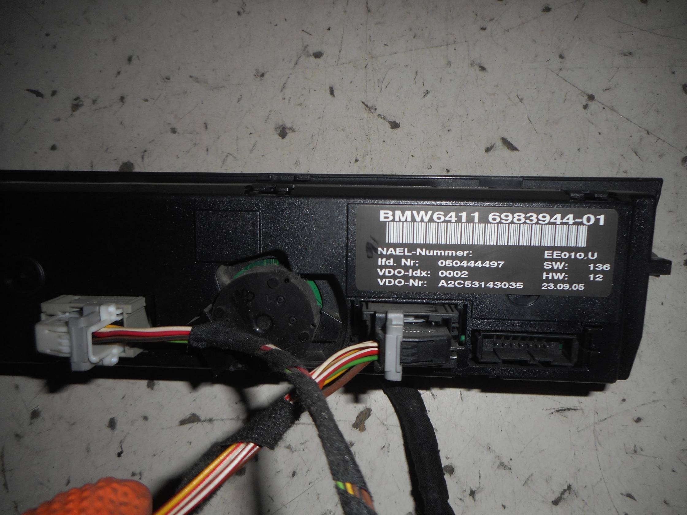 Blocco comando climatizzazione